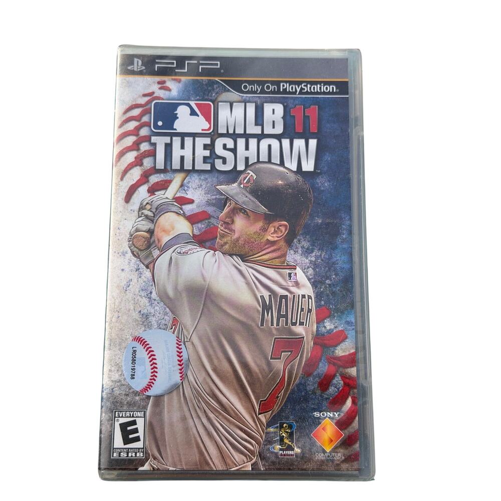 MLB 11 The Show PSP Complete CIB Joe Mauer PlayStation Portable Baseball